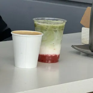 Strawberry matcha.