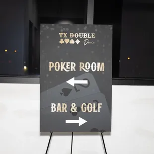 Featuring an 18 table poker room, full service bar, and 2 indoor Trackman golf simulators!