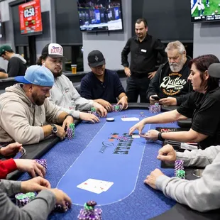 Bring a friend and check out our 18 table poker room!