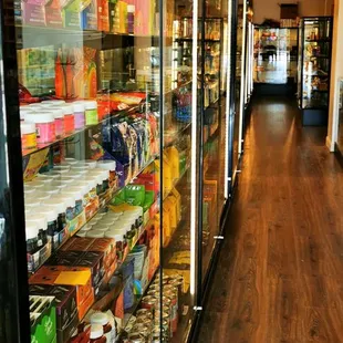 the inside of a store