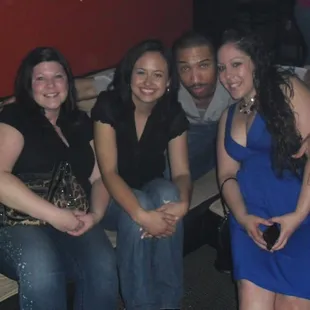 Club goers after a recent comedy show