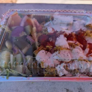 Chicken shawarma plate