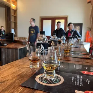 Whiskey tasting