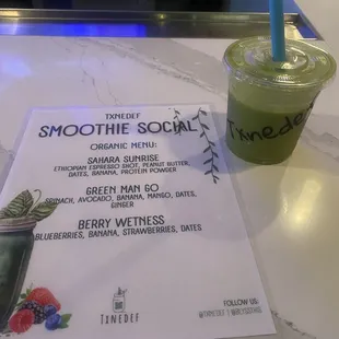 Green Man Go Smoothie