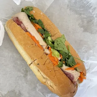 Combination Sandwich extra pate extra butter