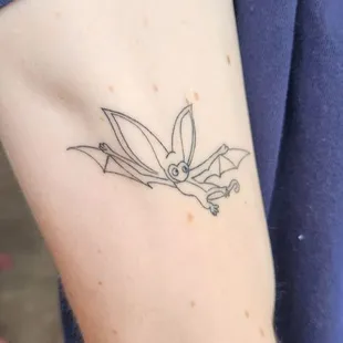 Tattoo of Momo from Avatar: The Last Airbender done by Ty Smith Tattoos