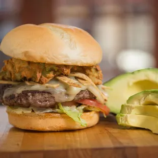 Fried Avocado Burger