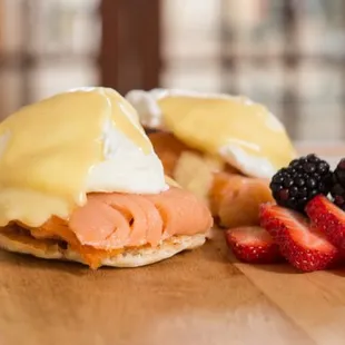 Breakfast Everyday - Poached Salmon Eggs Benedict