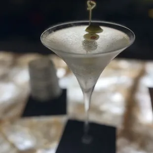 This is the Wall Street martini - perfectly shaken with just the right amount of ice on the pond. Thank you, Sam!!