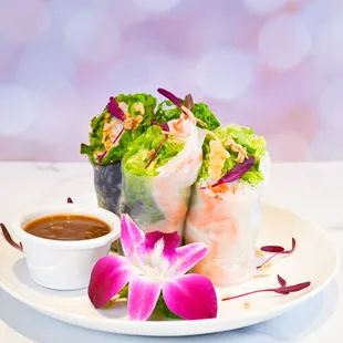 Spring has sprung and so has my appetite for fresh, healthy eats! Packed with veggies, shrimp, and herbs, They're light, flavorful, and oh-s