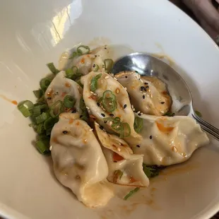 CHICKEN &amp; SHITTAKE DUMPLINGS