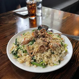 Softshell Crab Curry Fried Rice