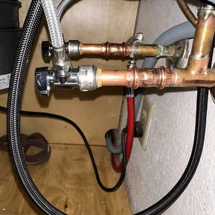 (After repair) Copper pipe repair with the new State of the art tool (ProPress) schedule your repair today! 915-255-1333