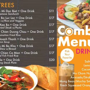 Special Combo for lunch 11am - 2pm