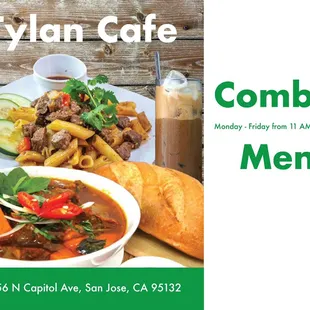 Menu as of 2019-2020