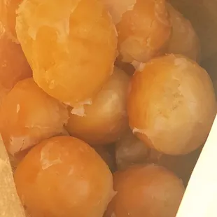 Two dozen glazed raised doughnut holes (4/17/21)