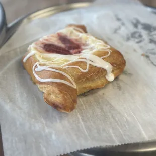 Strawberry cheese danish