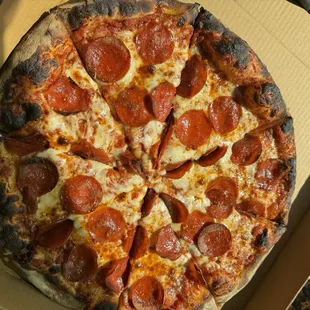 Pepperoni pizza