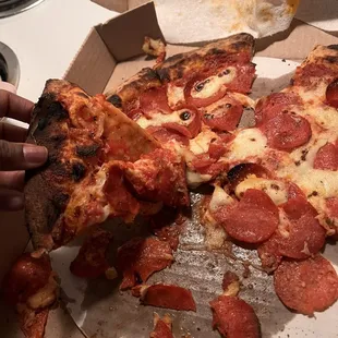 Pepperoni pizza