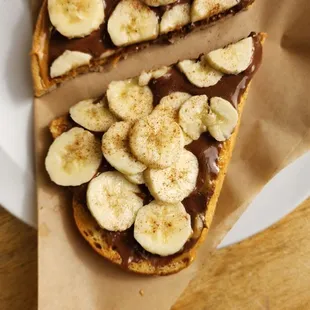 Banana Nutella Toast