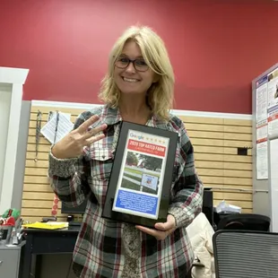 Top farm 3 years in a row.