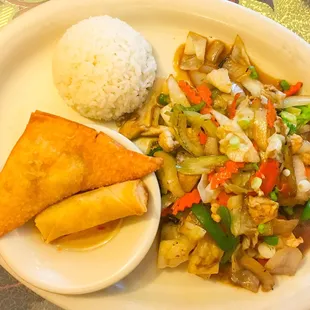 Mixed Vegetables with Chicken Lunch Special