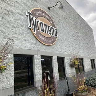 Front door to taproom.