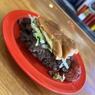 Double cheeseburger