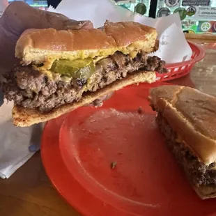 Double cheeseburger