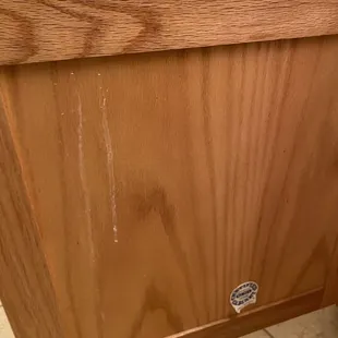 Another cleaned cabinet door