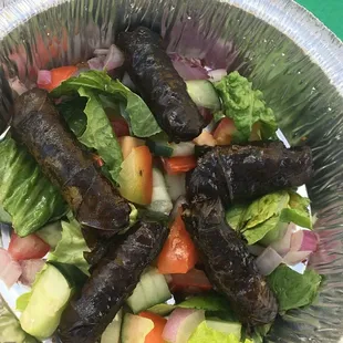 Stuffed grape leaves