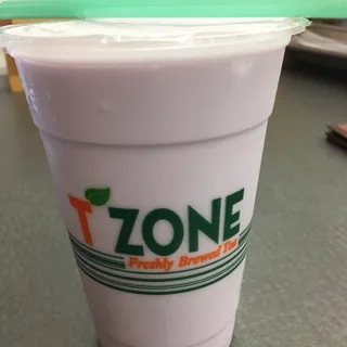 Almond Taro Milk Tea