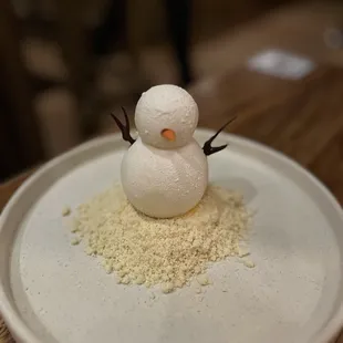 Snowman (seasonal dessert!)