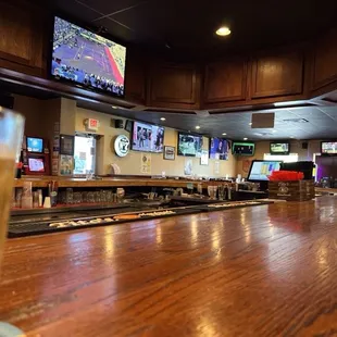 View of the bar