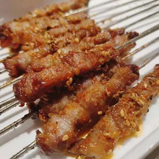 lamb on skewers