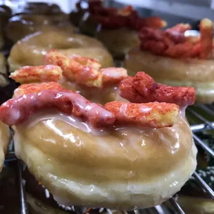 Hot Cheetos fancy glazed donuts