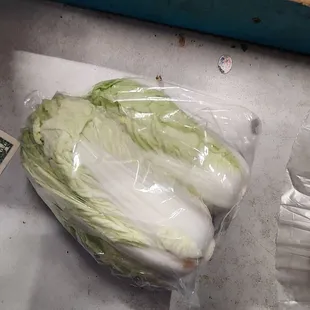 She wanted "small" Chinese cabbage...