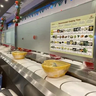 Conveyor belt to get your food!