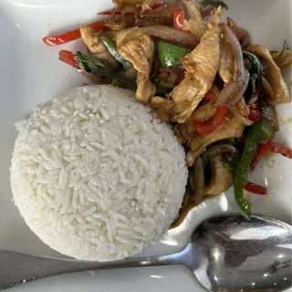 17. Stir Fried Chicken Basil