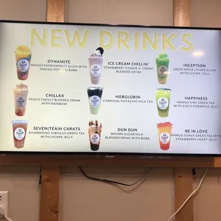 New drinks