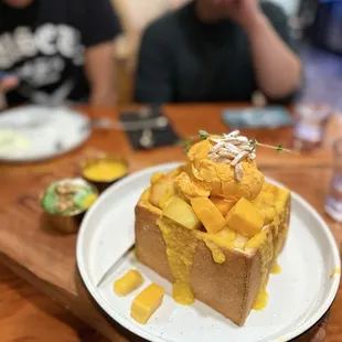 Mango Stick Rice Toast