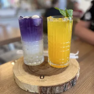 Blue Lychee and Mango Tango Spritzer