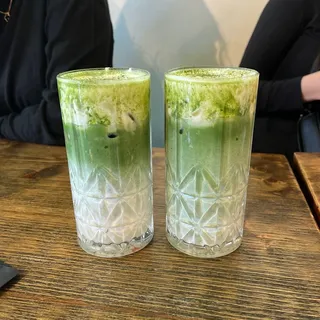 OAT MATCHA LATTE CHEESE TEA