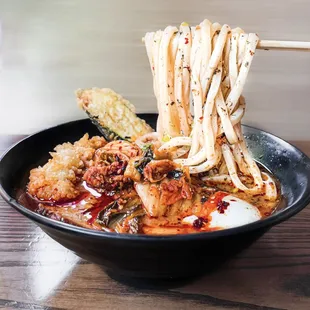 Spicy Miso-Kimchee Udon