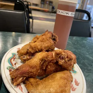 Jumbo size chicken wings.... Delightfully yummy!!