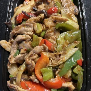 Pork in spicy garlic sauce