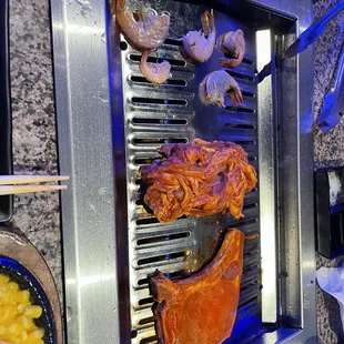 Shrimp and our meats