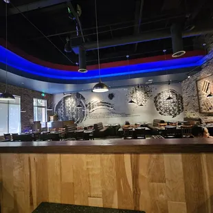 a view of the kitchen