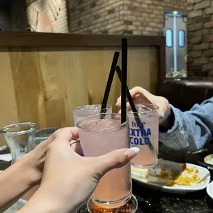 Strawberry and yogurt soju