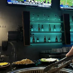 sushi and sashimi, interior